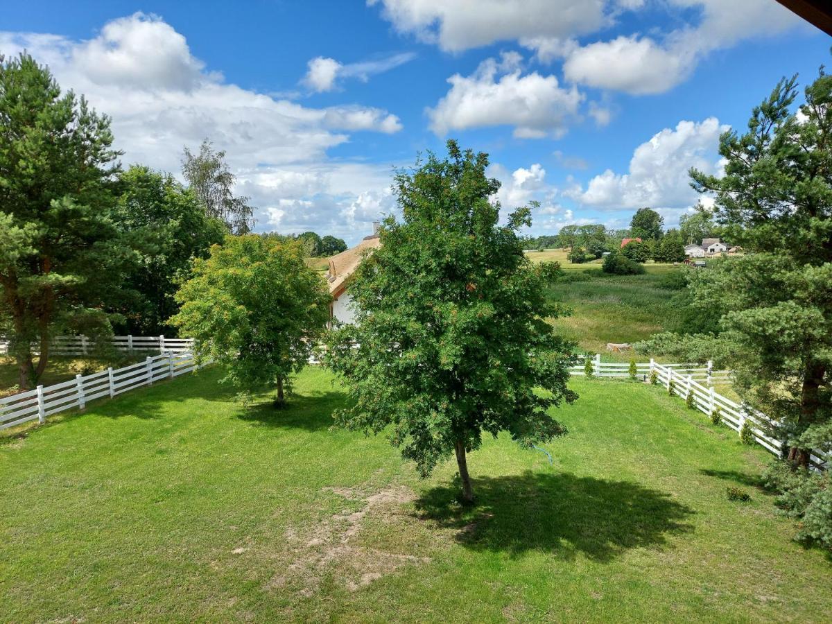 Greyowka Dom Kryty Strzecha W Gardna Park Villa Czysta Bagian luar foto