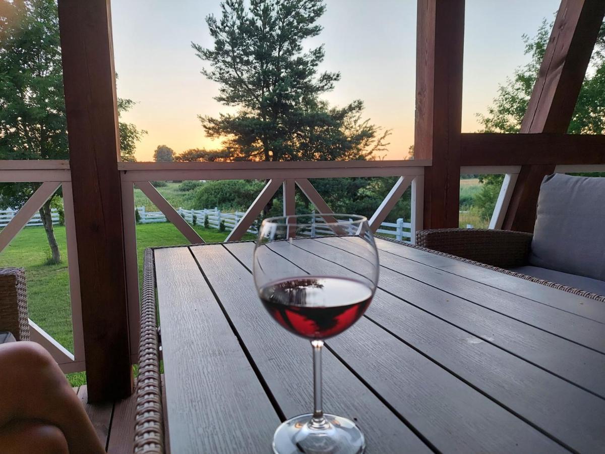 Greyowka Dom Kryty Strzecha W Gardna Park Villa Czysta Bagian luar foto